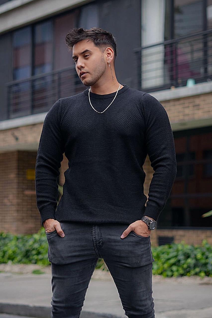 Suéter Cuello Redondo