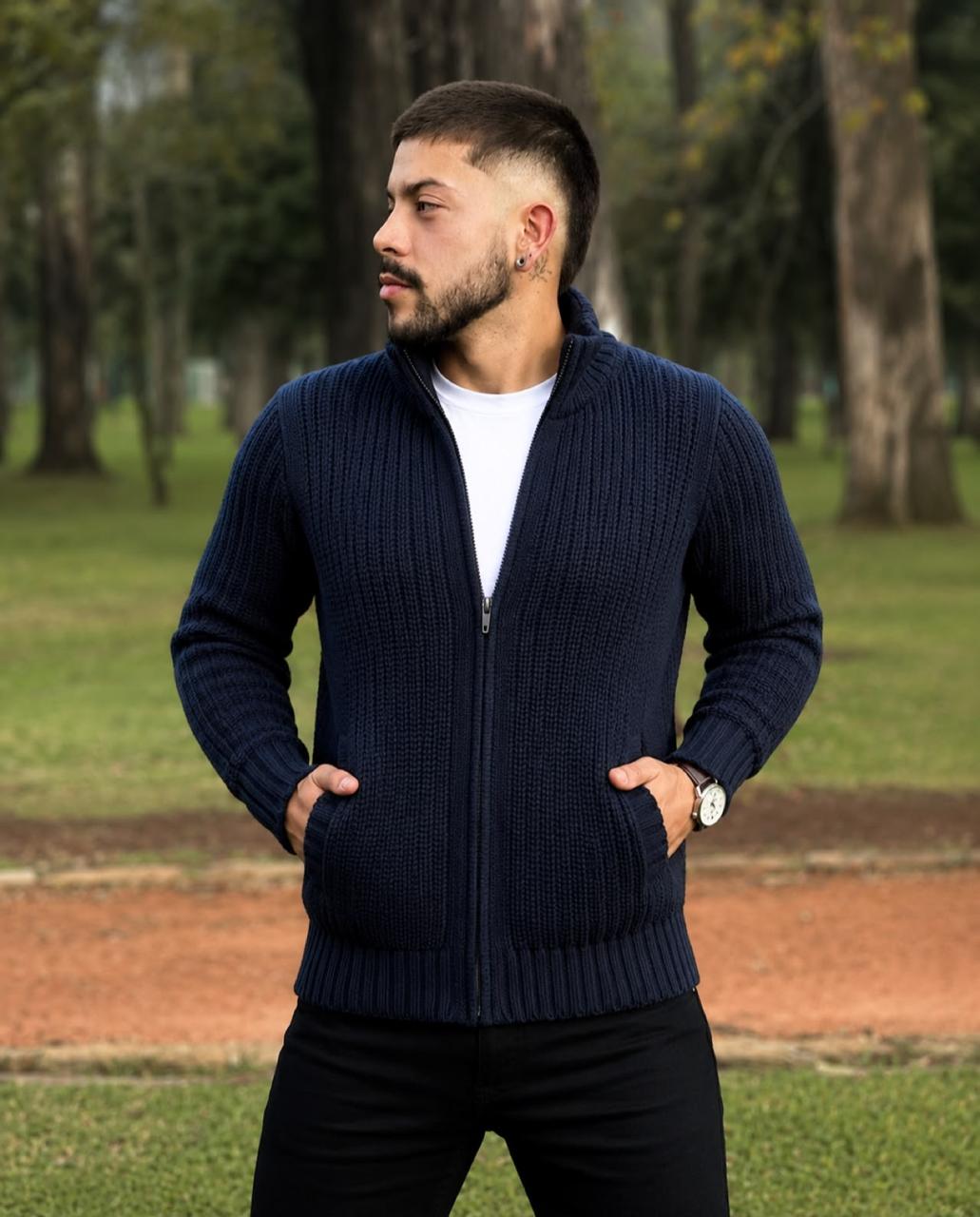 Chaqueta Acanalada