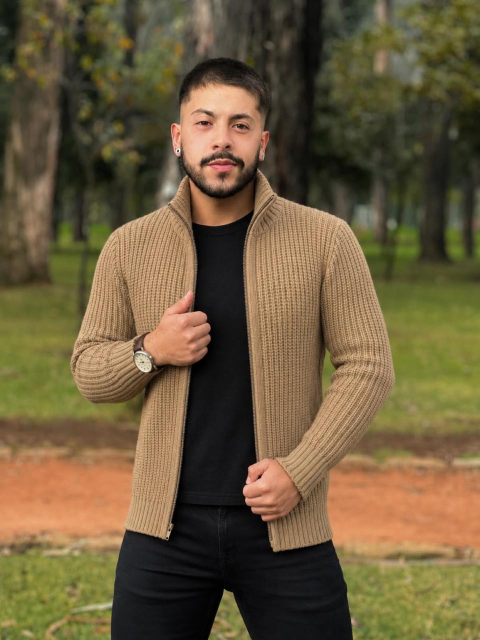 Chaqueta Acanalada