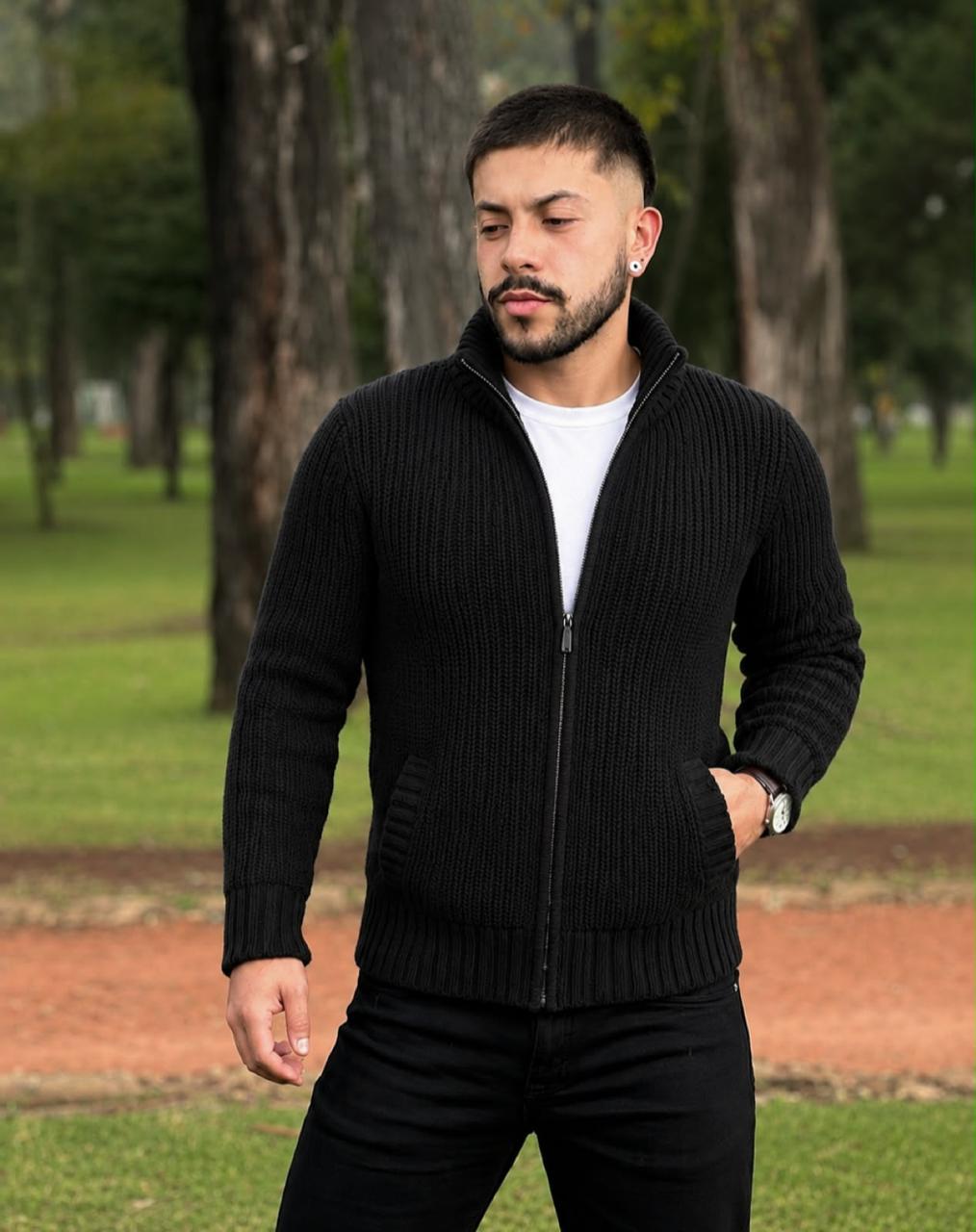 Chaqueta Acanalada